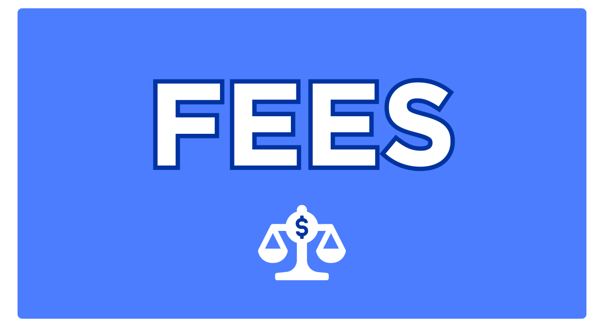 Image of Fees Icon with the Counterweight symbol below