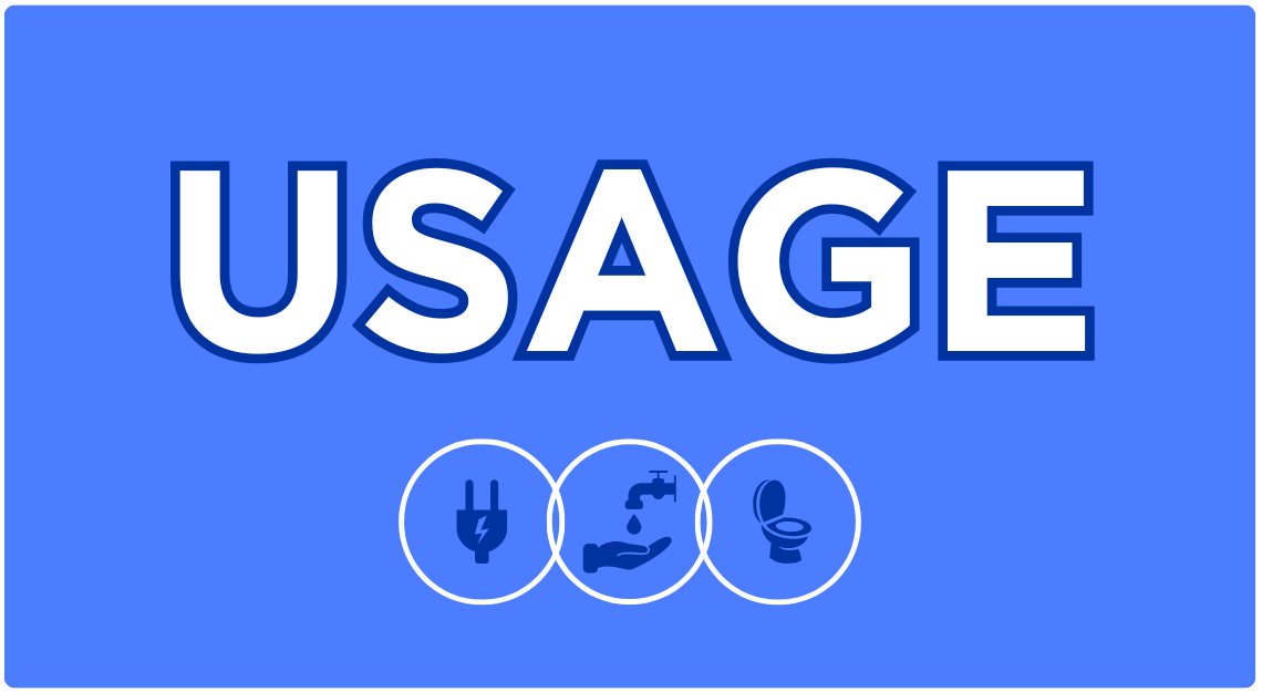 Usage icon of utility usage